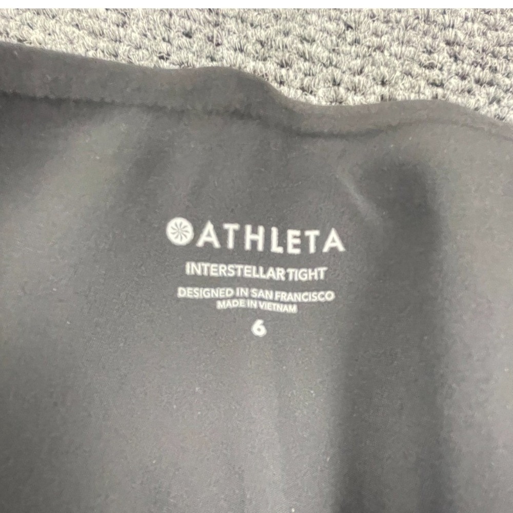 Athleta Womens Black Split Hem Interstellar Tight Work Pants 6 Office Classic - Picture 6 of 9